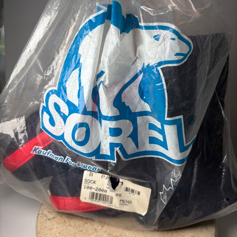 Sorel Boot‎ Liners Size 8 Mens Blue Felt Replacement 100-2000 Made in Canada